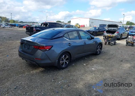 2021 Nissan Sentra Sv Xtronic Cvt z USA, uszkodzony, nr VIN 3N1AB8CV9MY219011